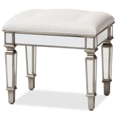 Furniture Marielle Vanity Bench In White