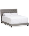 Furniture Cassandra King Bed In Light Grey