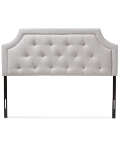 Furniture Carran Full Headboard In Light Grey