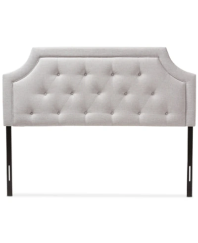 Furniture Carran Full Headboard In Dark Grey