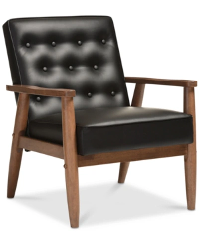 Furniture Sorrento Lounge Chair In Black