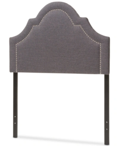 Furniture Rita Twin Size Headboard In Dark Grey