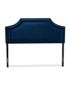 Furniture Avignon Headboard - Queen In Navy Blue