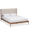 Furniture Corletta Full Bed In Light Beige
