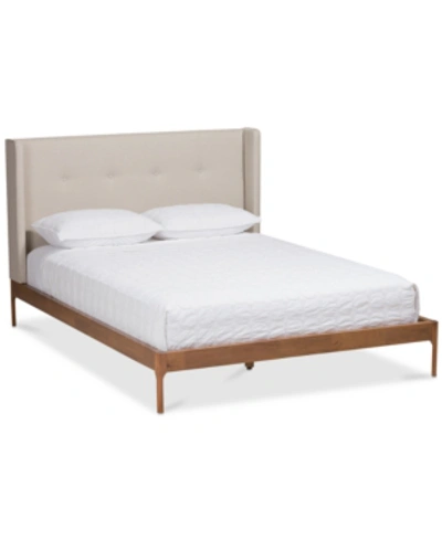 Furniture Corletta Full Bed In Light Beige