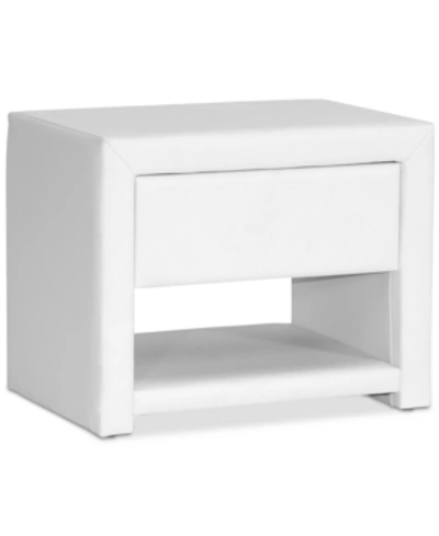 Furniture Draydon Nightstand In White