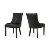Noble House Hayden Dining Chairs (set Of 2) In Black