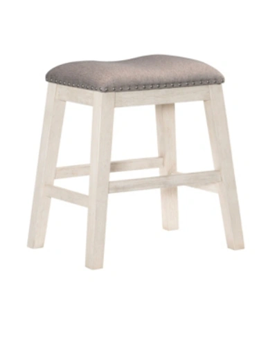 Furniture Nelina Counter Height Stool In White