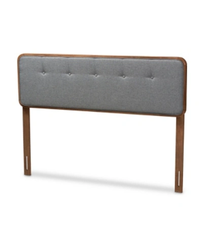 Furniture Palina Headboard In Dark Gray