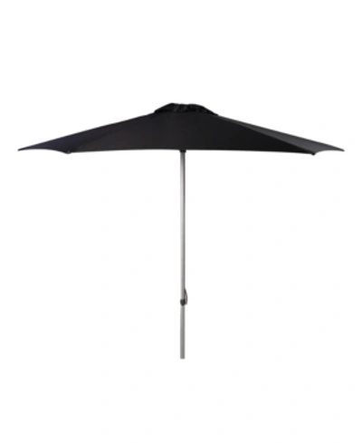 Safavieh Hurst 9' Push Up Umbrella In Black