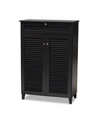 Furniture Coolidge 5-shelf Cabinet In Black