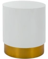 Safavieh Angelo Round Side Table In White