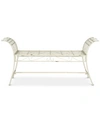 Safavieh Hadley Outdoor Bench In White