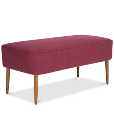 Safavieh Katelin Bench In Raspberry