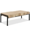 Safavieh Alexander Rectangular Coffee Table In Canyon Grey