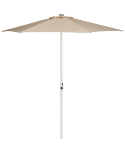 Safavieh Mittson Outdoor 9' Umbrella In Beige