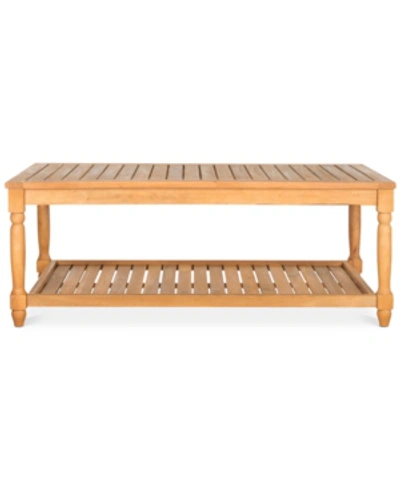 SAFAVIEH DYLEN OUTDOOR COFFEE TABLE