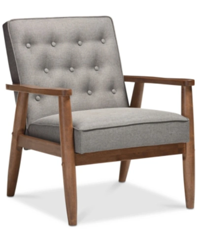Furniture Sorrento Lounge Chair In Grey