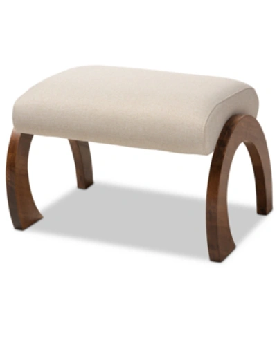 Furniture Anaica Ottoman In Grey