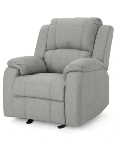 Noble House Mozelle Recliner In Grey