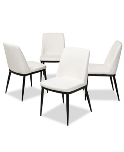 Furniture Darcell Dining Chair (set Of 4) In White