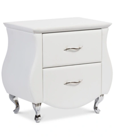 Furniture Erin Nightstand In White