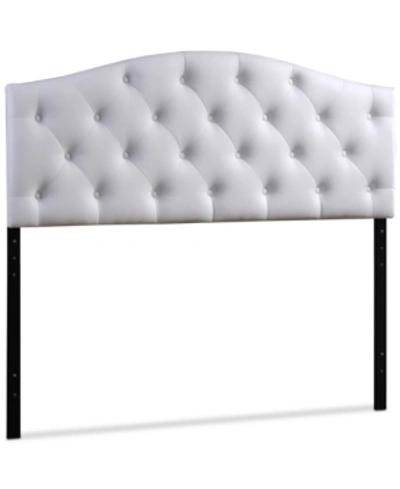 Furniture Rutendo Full Scalloped Headboard In White