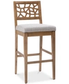 Furniture Cabot Counter Stool In Light Grey