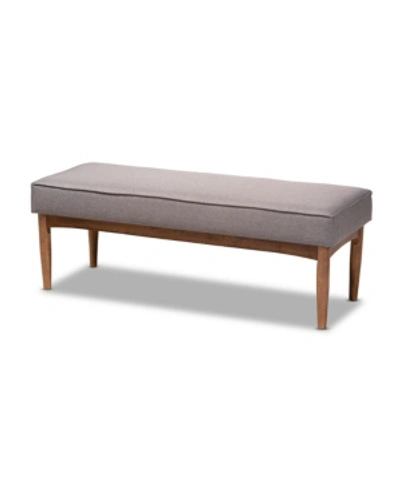 Furniture Arvid Dining Bench In Gray