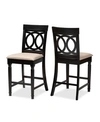 Furniture Closeout! Verina Counter Stool (set Of 2) In Sand