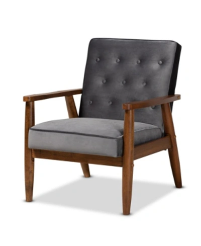 Furniture Sorrento Accent Chair In Grey