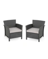 NOBLE HOUSE ST. LUCIA OUTDOOR CLUB CHAIR (SET OF 2)
