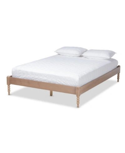 Furniture Cielle French Bohemian King Size Bed Frame In Oak
