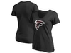 Nike Women's Atlanta Falcons Logo Cotton T-shirt In Black