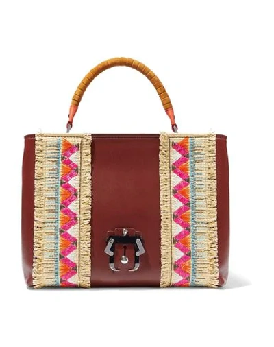 Paula Cademartori Handbag In Brick Red