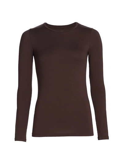 MAJESTIC WOMEN'S SOFT TOUCH LONG-SLEEVE TOP,400010117345