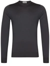 JOHN SMEDLEY MERINO WOOL SWEATER GRAY,37888897