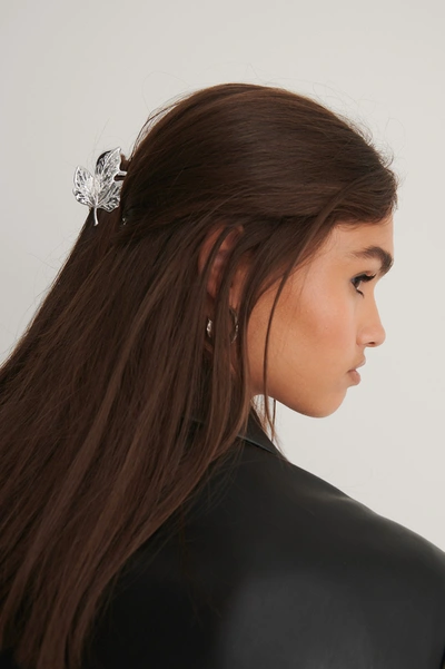 Na-kd Leaf Hair Clip Silver