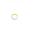 FRY POWERS NEON ENAMEL RING IN NEON YELLOW