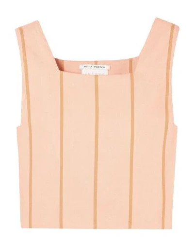 Lucy Folk Tops In Pink
