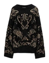 DOLCE & GABBANA DOLCE & GABBANA WOMAN SWEATER BLACK SIZE 10 VIRGIN WOOL, VISCOSE, POLYAMIDE,14084130XX 5