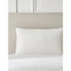 THE WHITE COMPANY THE WHITE COMPANY NOCOLOUR12 DELUXE DOWN ALTERNATIVE STANDARD SYNTHETIC AND COTTON-PERCALE PILLOW 43,10224163