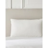 THE WHITE COMPANY NO COLOUR DELUXE DOWN ALTERNATIVE STANDARD SYNTHETIC AND COTTON-PERCALE PILLOW 43X69CM,10224163