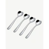 ALESSI ALESSI SILVER (SILVER) HEART STAINLESS STEEL TEA SPOONS SET OF FOUR,23204591