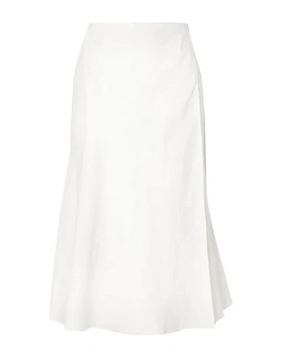 Theory 3/4 Length Skirts In Ivory