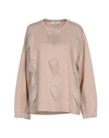Stella Mccartney Sweatshirts In Sand