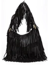 ROBERTO CAVALLI ROBERTO CAVALLI FRINGED SHOULDER BAG - BLACK,CWB793UC22711431888