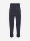 THOM BROWNE WOOL CROPPED TROUSERS