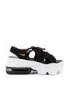 Nike Air Max Kokko Sandal In Black, Metallic Gold & Anthracite White