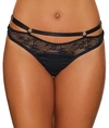 Dita Von Teese Madame X Lace Strappy Bikini In Black